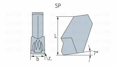SP400-HS8123 Пластина токарная