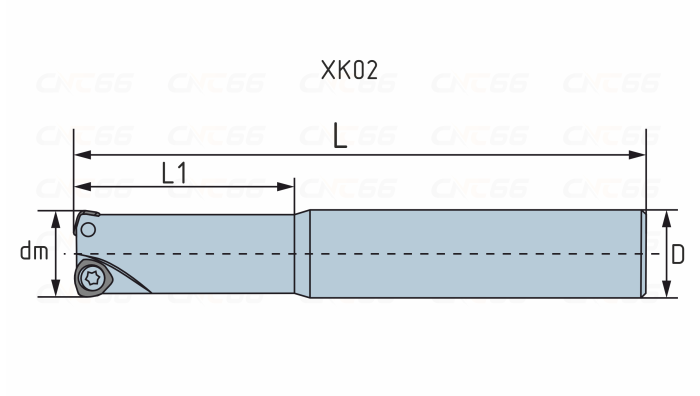 XK02.06Z32.032.03.M Фреза концевая