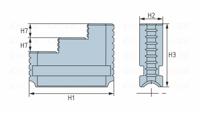 K72-800 Кулачки каленые, комплект 4шт.