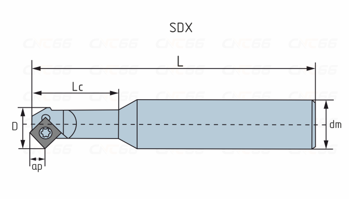 SDX-C20-32-120-2T-45° Фреза фасочная
