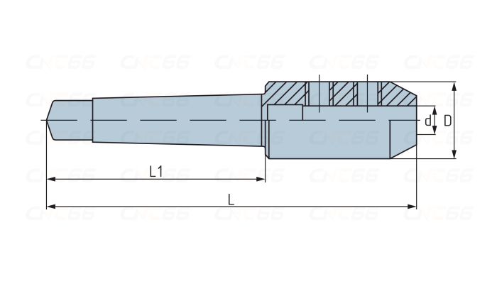 MTA5-SLN40-115 Патрон для концевых фрез с хвостовиком Weldon