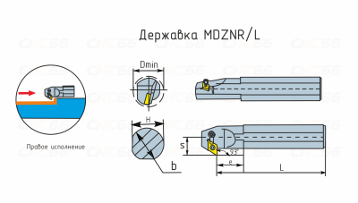 S40T-MDZNL15 Державка расточная