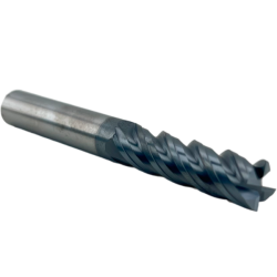 Концевая фреза с плоским торцом 4 зуба, HRC 70, 12х45х12х100L