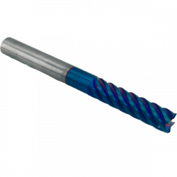 Концевая фреза с плоским торцом 6 зубьев, HRC 65,10х40х10х100L Концевая фреза с плоским торцом 6 зубьев, HRC 65,10х40х10х100L