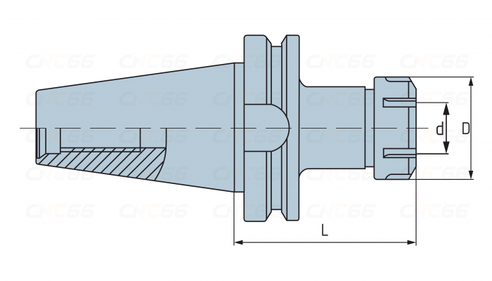 BT40-ER32-100 Патрон цанговый