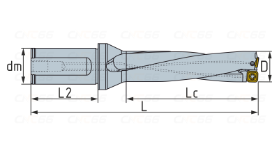 SP09-D30-5D-C32 Сверло со сменными пластинами