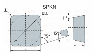 SPKN1504EDSKR-YBG302 Пластина фрезерная (PM)