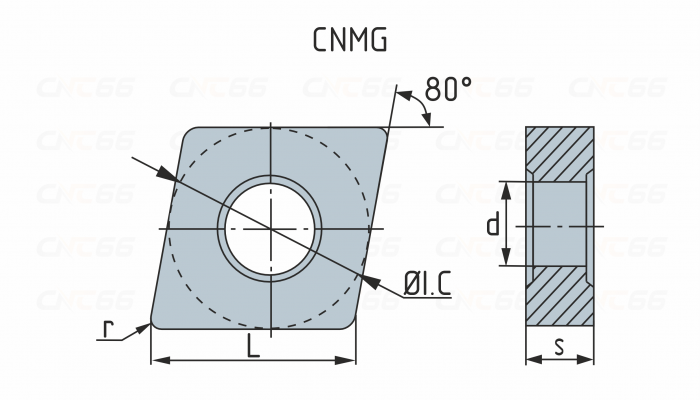 CNMG160612-GM-YBD152C Пластина токарная