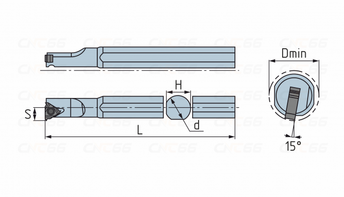 SNR0040T27 Державка для внутренней резьбы
