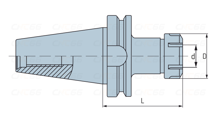 BBT40-ER25-100 Патрон цанговый Wolverine