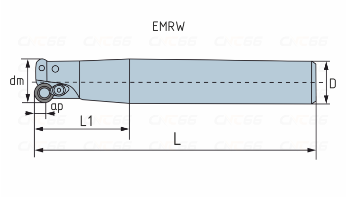 EMRW-6R-40-250-C32-3T Фреза концевая
