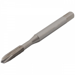 Метчик M6x1 со спиральной подточкой для сквозных отверстий, без покрытия, DIN371