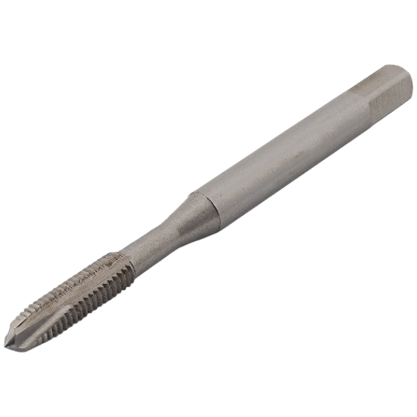 Метчик M6x1 со спиральной подточкой для сквозных отверстий, без покрытия, DIN371