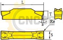 QCMB15015-G WS7125 Пластина отрезная, канавочная для нержавеющей стали