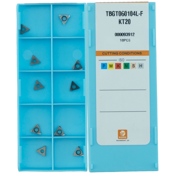 TBGT060104L-F-KT20 Пластина токарная для стали, чистовая обработка