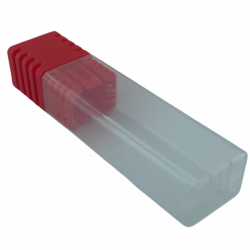 Упаковка для свёрл и концевых фрез, 10,0 мм, длина 90 мм, красная