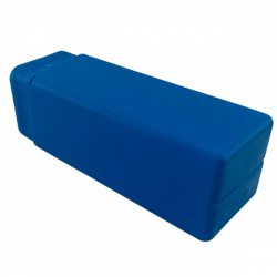 Упаковка для свёрл, концевых фрез и резцов, 12 мм, длина 120 - 200 мм, синяя