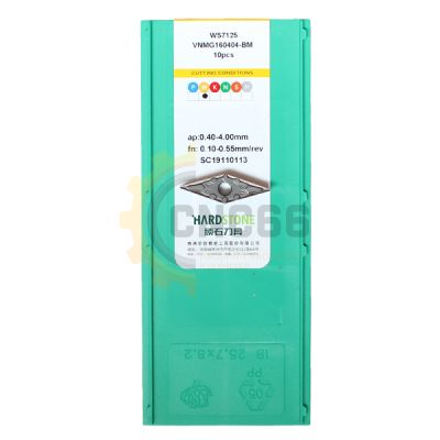 VNMG160404-BM-WS7125 Пластина токарная для нержавеющей стали, получистовая обработка