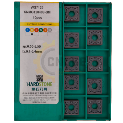 SNMG120408-BM-WS7125 Пластина токарная для нержавеющей стали, получистовая обработка